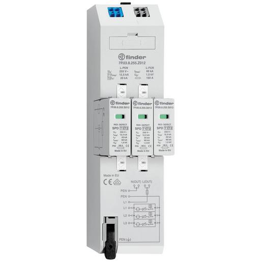 7P.03.8.255.Z012 Blitz- und Überspannungsableiter Typ 1+2