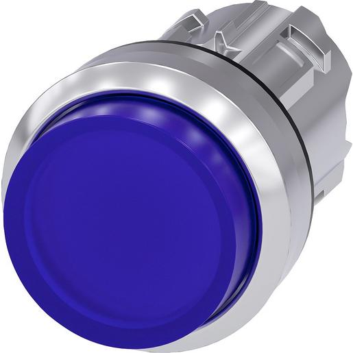 3SU1051-0BB50-0AA0 Drucktaster, beleuchtet, 22mm, rund, Met