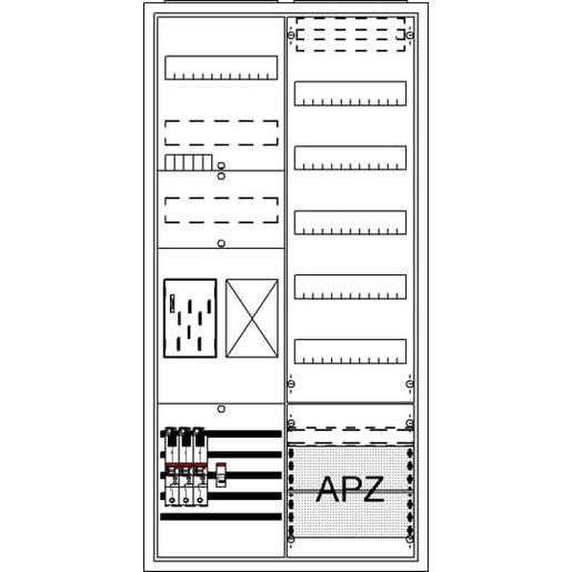 BA27BB5 BA27BB5 Komplettschrank, AP BKE-I, A27 1