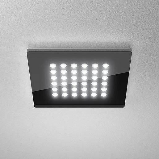DOMFLQ 206.30.02 schwarz Domino Flat Square QS Einbau-Downlight 1
