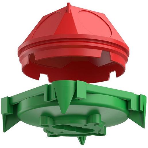 1248-44 Betonbau Kuppeldose 45°, mit Putzhaut, A