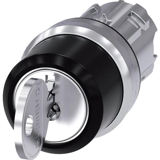 3SU1050-4BN21-0AA0 Schlüsselschalter RONIS, 22mm, rund, Met