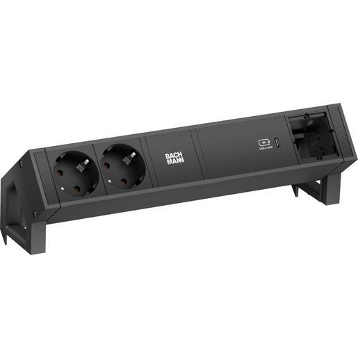 902.967 DESK2 2xCEE7/3 1xUSB C 60W 1xCM 0,2m GST