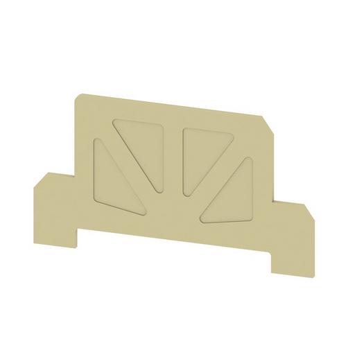 AP KDKS1 Abschlussplatte, 73.5 mm x 1.5 mm, beige