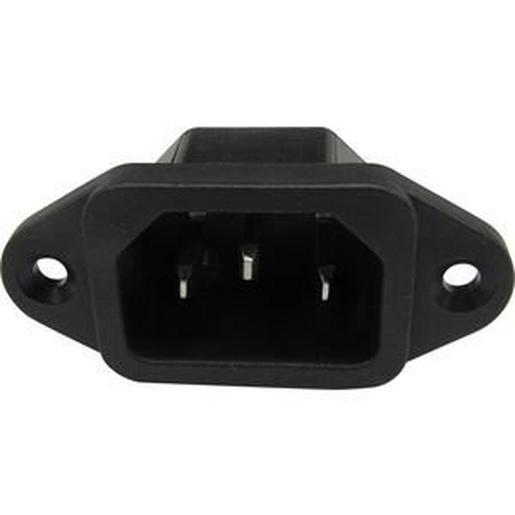 RND 465-00784 Eingang, C14, 10A, 250VAC, Schwarz