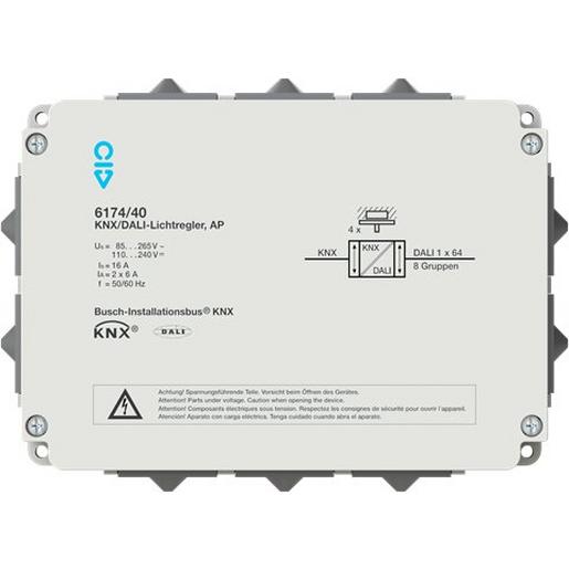 6174/40 6174/40 DALI-Lichtregler, 4fach, AP, BJE