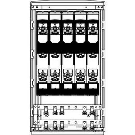 LS80S.00 LS A850-0 TN-S Cu50x5 unbestückt Kabelve