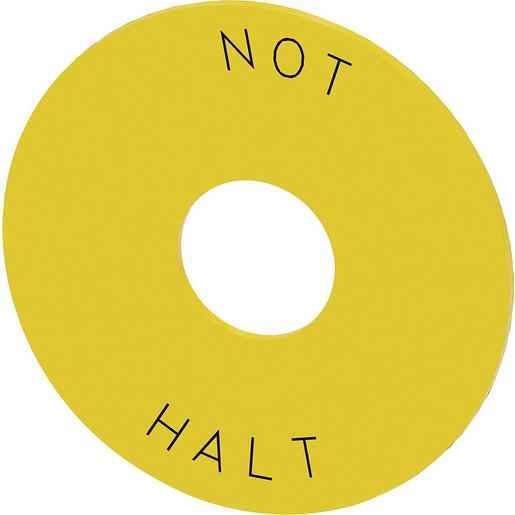 3SU1900-0BB31-0AT0 Unterlegscheibe für Not-Halt, gelb, not-