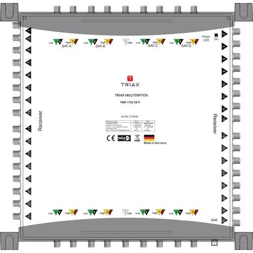 TMS 1732 CE P 17 Eingänge, 32 Ausgänge, kaskadierbar,