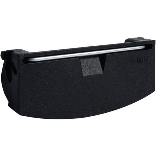 KLAR129005 Klappdeckel Leitungsauslass R12 tschwarz