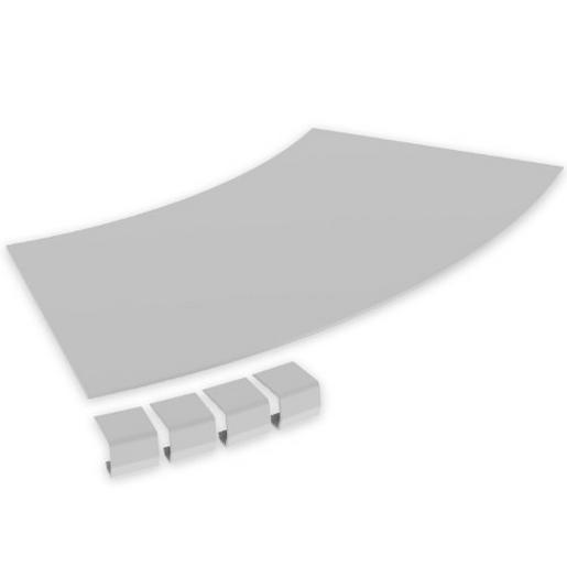 67315-04 Unex Abdeckung Bogen 45° 300 R600 aus U2