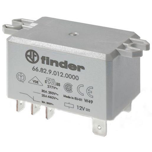 66.82.9.024.0000 Relais mit Flachsteckanschlüssen, 2 Wech