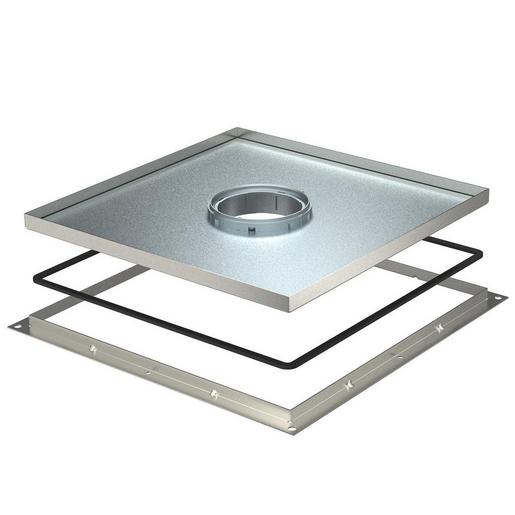 RKF3 V3 10 Rahmenkassette für Tubus 383x383x10 Edel