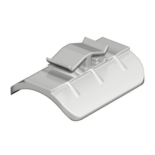 2058 58 LGR Gegenwanne 52-58mm Polypropylen lichtgra