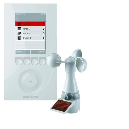 1002840 Wisotronic 1-Kanal weiß mit Wetterstatio