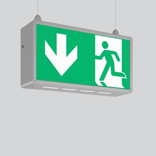 671367.004 RECHTECK, 8,1 W, aluminium Pendelleuchte