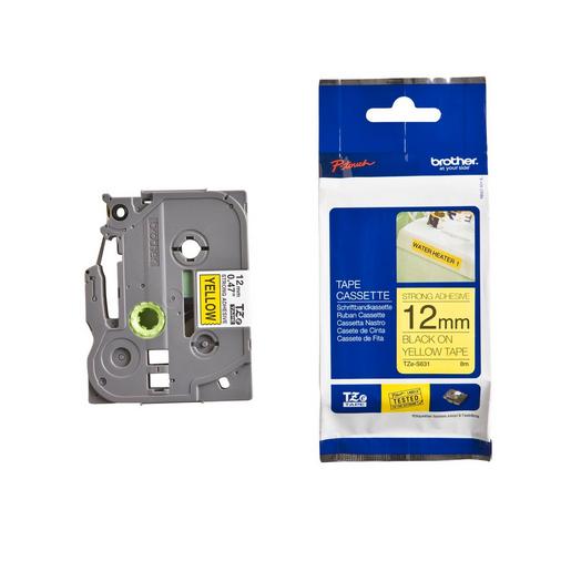 TZeS631 Schriftbandkassette, TZe, laminiert, 12m