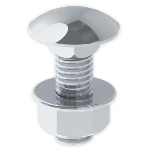 66839-A2 Unex Schrauben DIN 603 M 8x25 Edelstahl