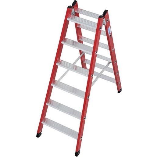 815422 Kunststoff-Stufen-DoppelLeiter, 2x6 Stuf