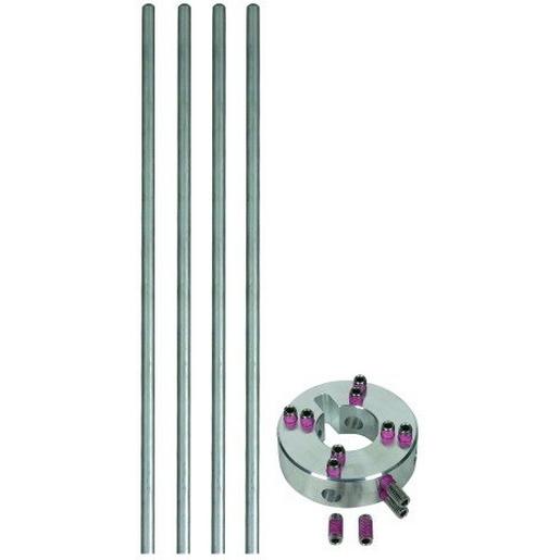 BFRS D80 B35 4FSP 10 1030 AL Befestigungsset für seitl. Fangspitzen v