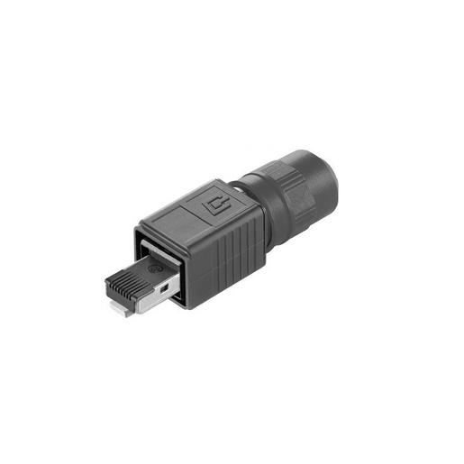 IE-PS-V04P-RJ45-FH-B Steckverbinder, IP67, Anschluss 1: RJ45