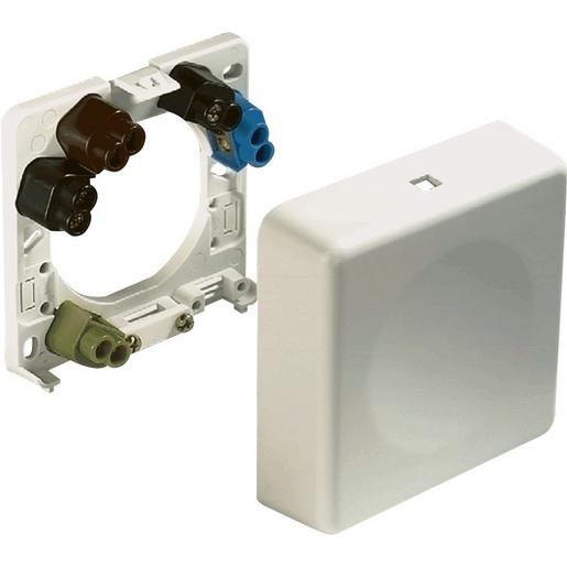 2505110 Geräte-Anschlussdose, UP-AP, weiß