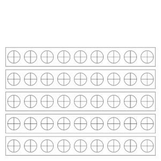 3SU1900-0KF10-0AA0 Bohrschablone für Raster 30x40 mm, Einsa