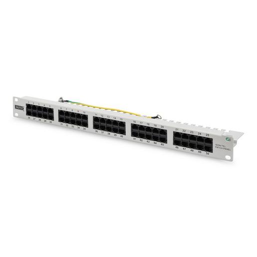 NCAT3PAN50P.01 CAT 3 ISDN Patch Panel, ungeschirmt, 50-