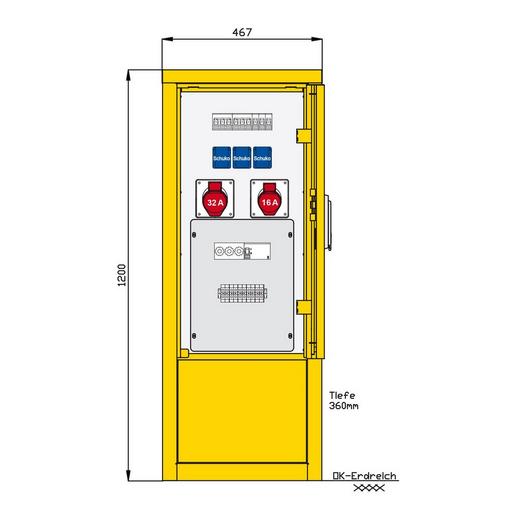 83210000 Industrie- und Marktplatzverteiler mit e