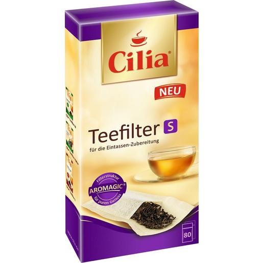 Cilia Teefilter S 80 Stück f. Verwendung ohne Halt Cilia Teefilter S 80 Stück f.