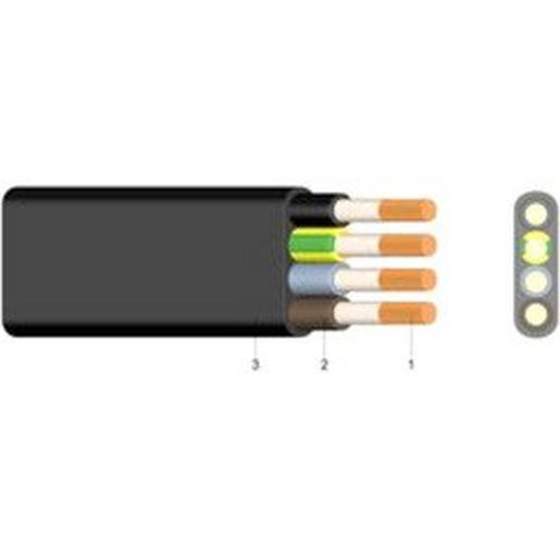 NGFLGÖU-J 12X1,5 Gummi-Flachleitung