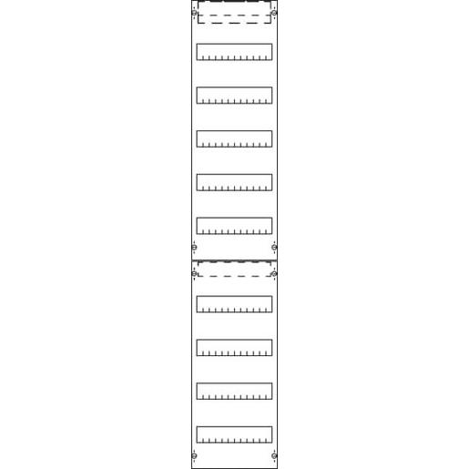 1V50 1V50 Verteilerfeld BH5 1-Feld