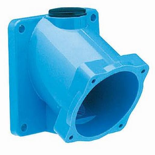 512B3M20 WANDSOCKEL 30 GRAD POLY BLAU Size.2 M20