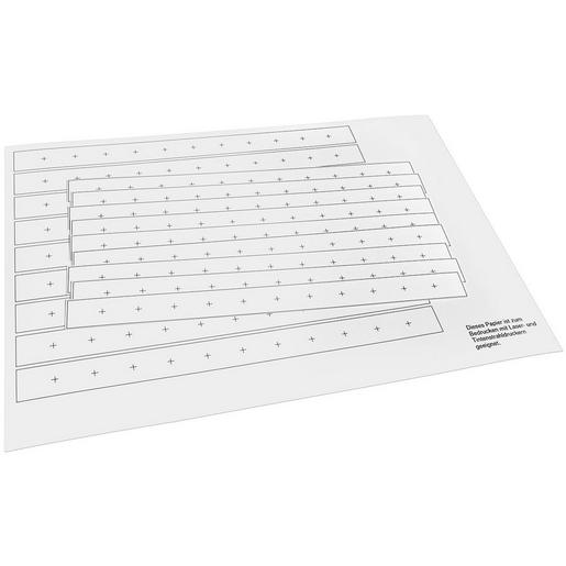 SKBS9N10 Stromkreis Beschriftungsstreifen 9-Fachs