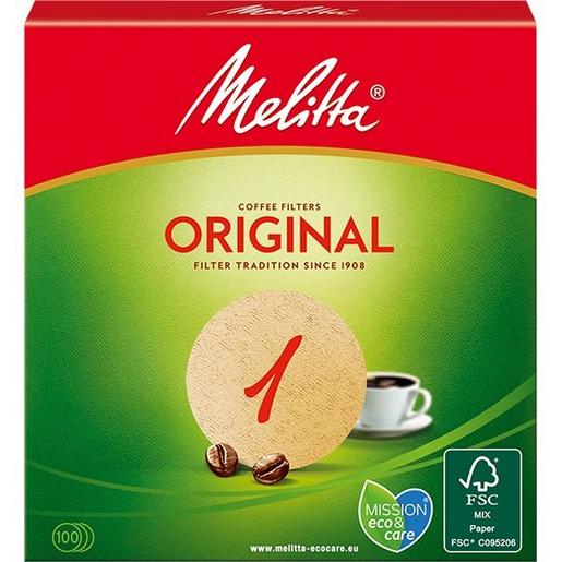 Rundfilterpapier 1 naturbraun VPE Melitta® Rundfilterpapier 1 naturbraun