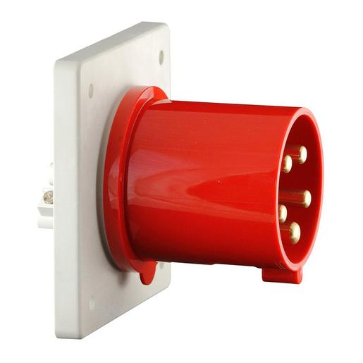 665 Anbaugerätestecker gerade 63A 5P 6h mit