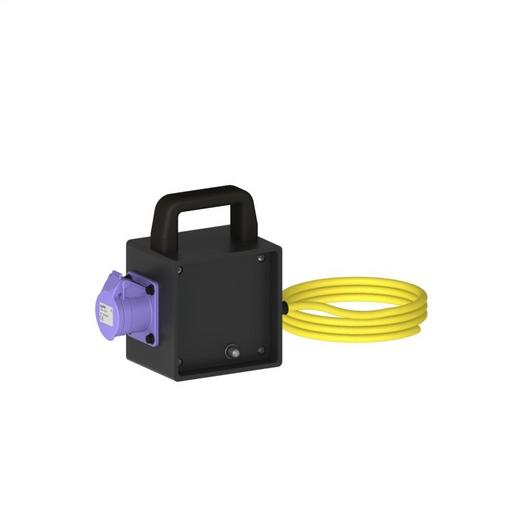 3080101 mob. Sicherheitstrafo 125VA 230V/24V, CE