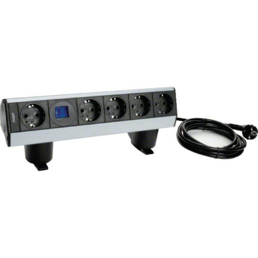 G7068ELN Anbauanschlusseinheit 5 Steckdosen Alu