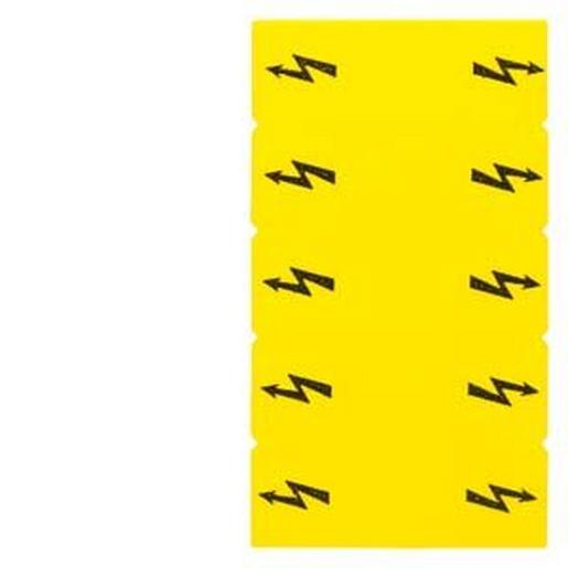 8WH9065-5BA06 Bezeichnungsschild, mit Blitzpfeil, vert