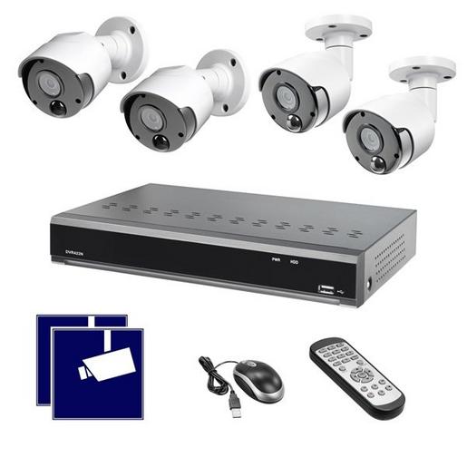 VA137 SET Videoüberwachungsanlage DVR422N + 4x Auß