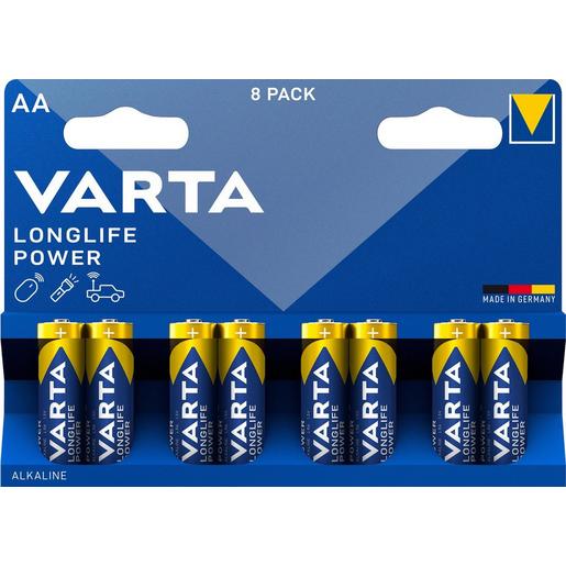 Longlife Power AA 8er Batterie AA Varta Longlife Power 8er Bli