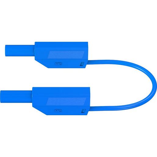 SLK410-E/SIL 4mm Sicherheits Messleitung 100cm blau
