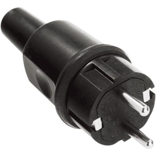 913.173 Vollgummistecker schwarz Typ442