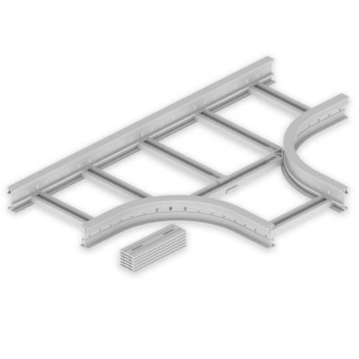 67418-04 Unex T-Stück 85x400 R300 aus U23X