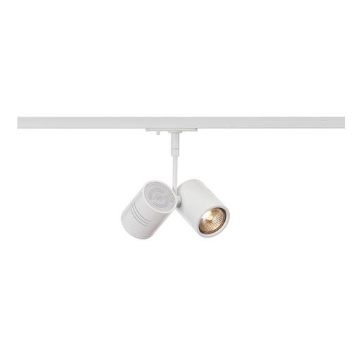 1~ BIMA DOUBLE QPAR51 weiß BIMA, Spot für Hochvolt-Stromschiene 1Ph