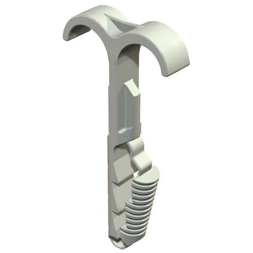 1974 2X4-12 Steckschelle zweifach 4-12mm Polyamid li