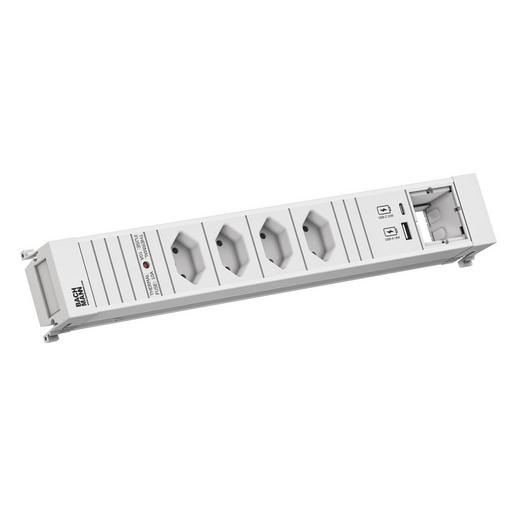 916.722 POWER FRAME 4xCH 0° 1xCM 1xUSB A/C 22W 0