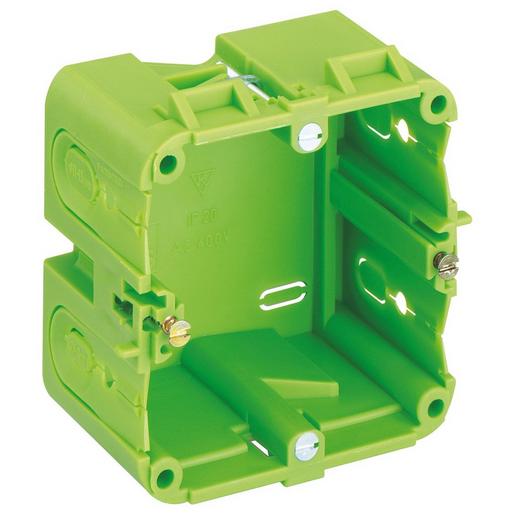 KD 1 70/47 F2 gn Kanaleinbaudose, grau, Bemessungsisolati