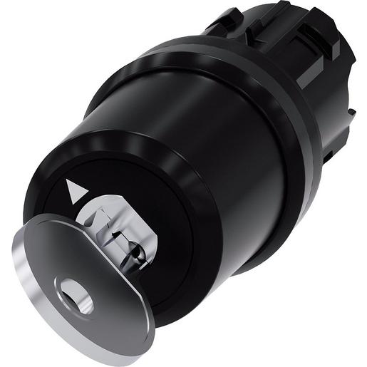 3SU1000-5BF21-0AA0 Schlüsselschalter Siemens, 22mm, rund, K