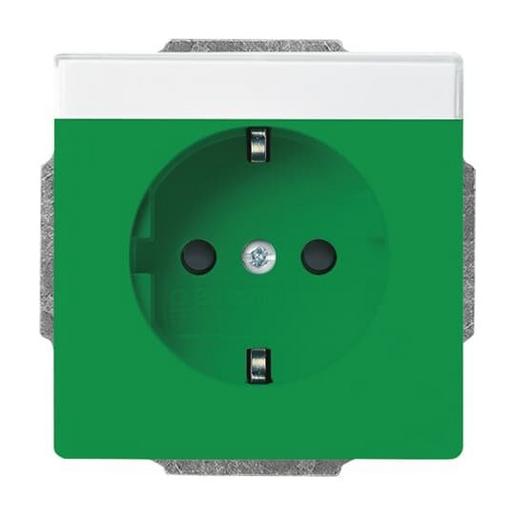 20 EUCNB-13-82 SCHUKO® Steckdosen-Einsatz mit Beschrift